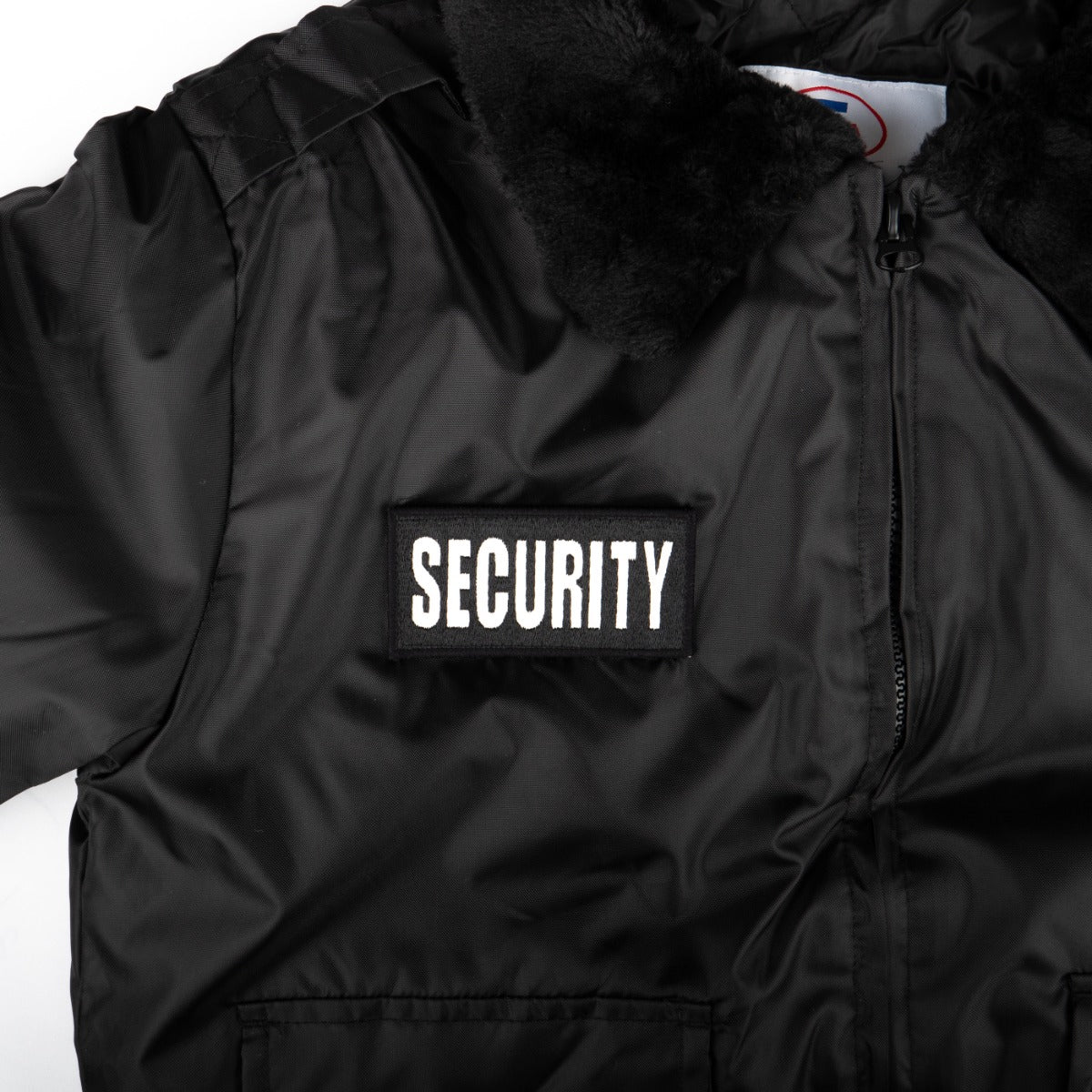 Watch-Guard Bomber Jacket (Black) with Reflective Security ID – Uniform ...