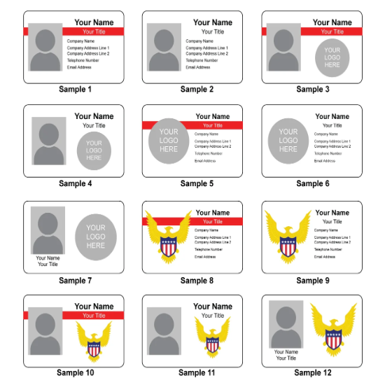 [CUSTOMIZED] Custom Printed ID Badges