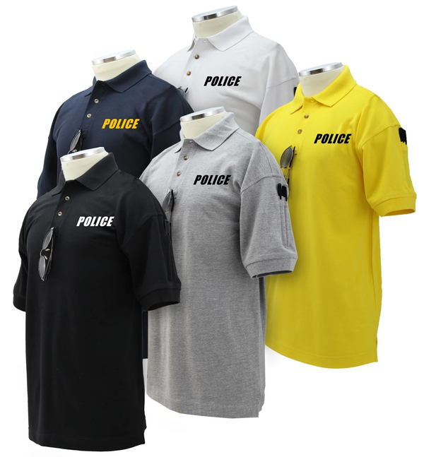 [CUSTOMIZED] Police Poly/Cotton Tactical Short Sleeve Polo Shirts