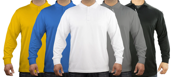 [CUSTOMIZED] First Class Tactical Performance Long Sleeve Polo Shirt