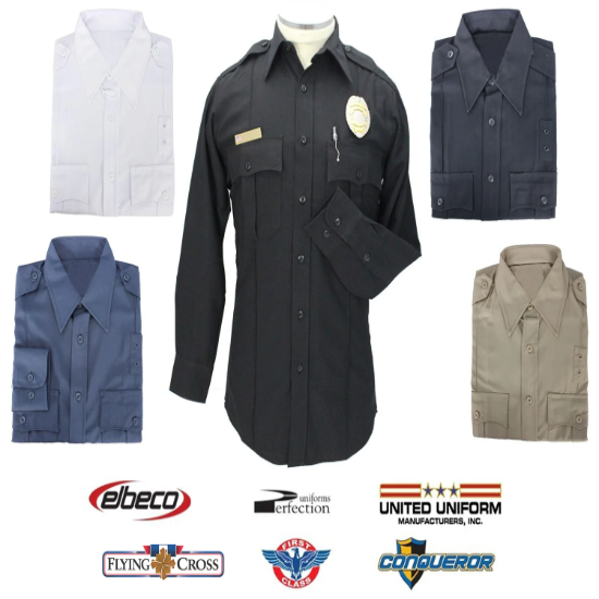 [CUSTOMIZED] Poly Rayon Brand Name Long Sleeve Shirts