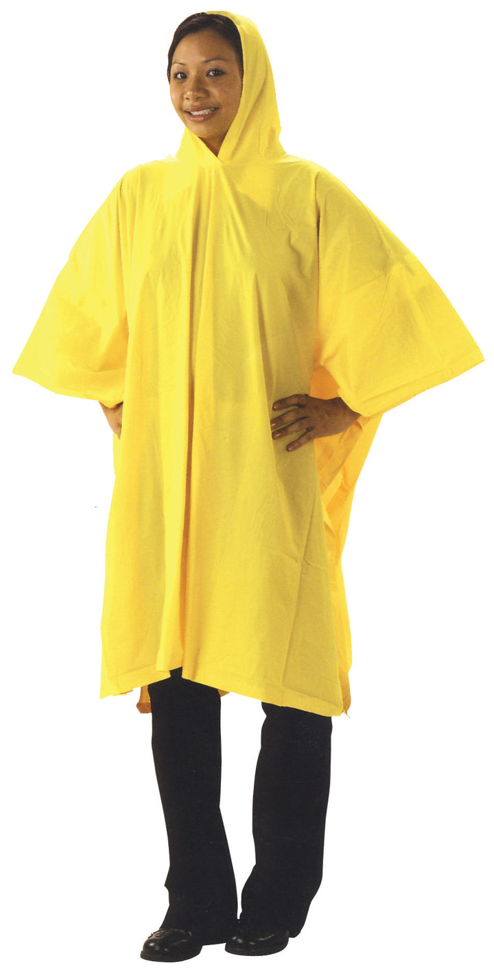 First Class First Class Rain Poncho Yellow PVC
