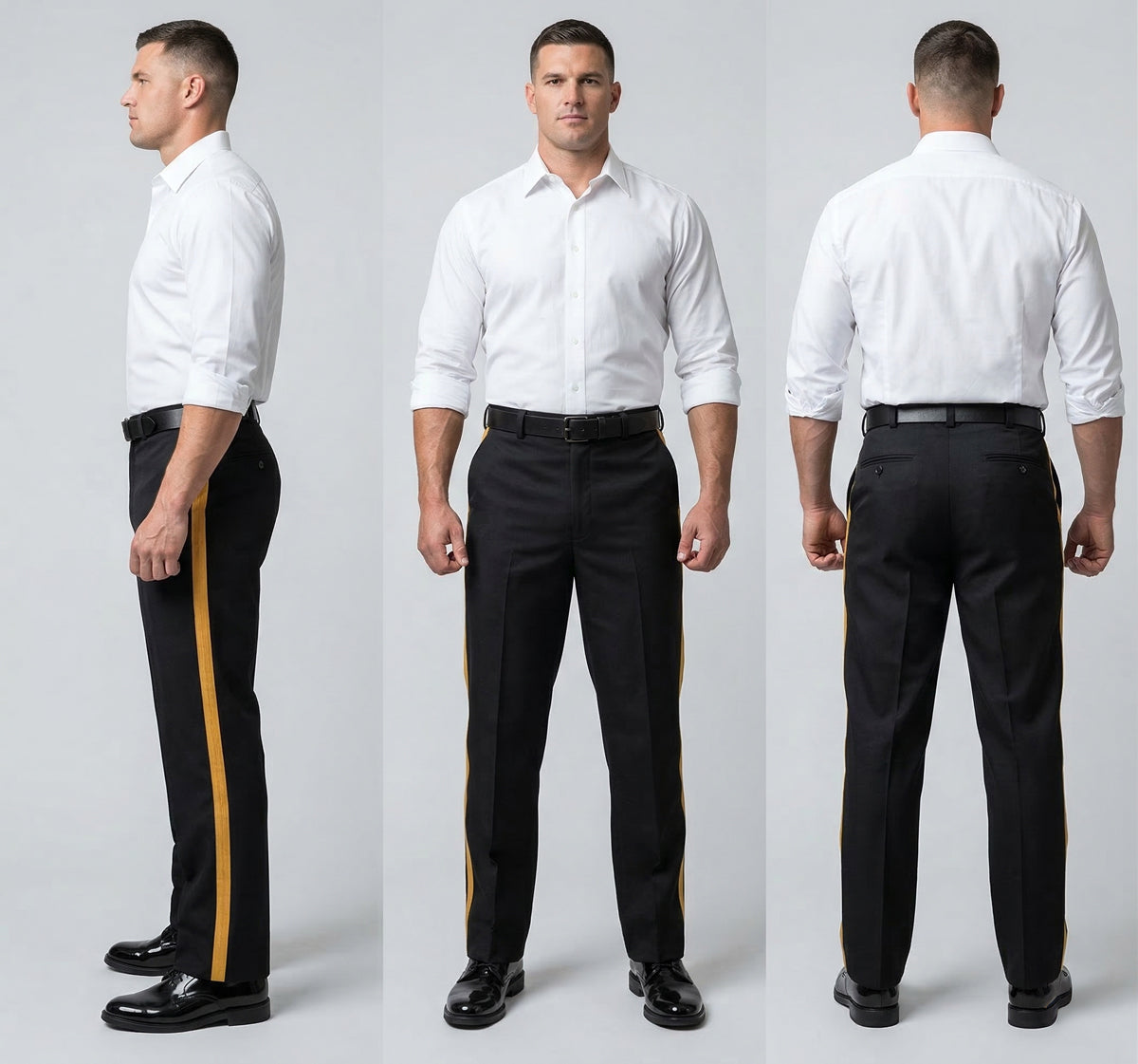 Striped Polyester Slacks  Uniform Warehouse: Security Uniforms, Police  Uniforms, & Tactical Gear