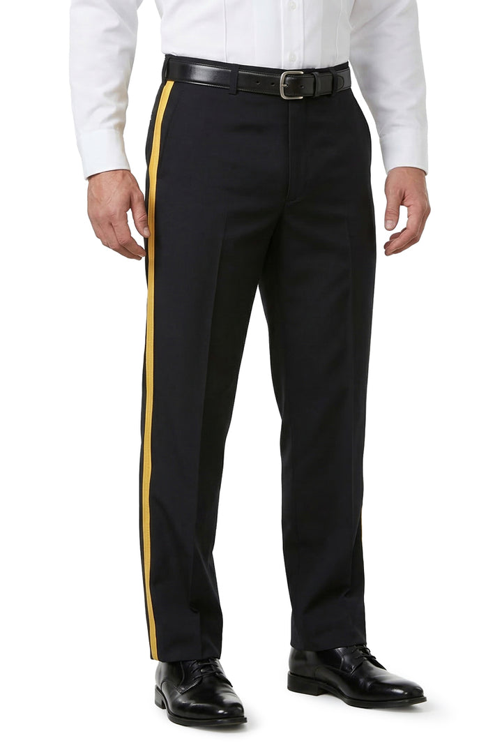 Striped Polyester Slacks