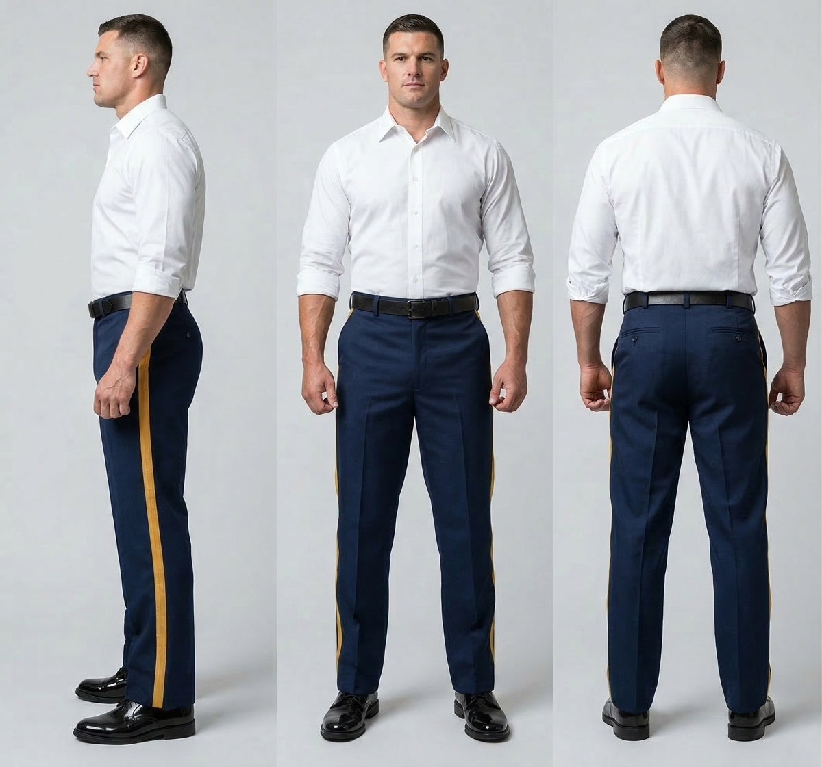 Striped Polyester Slacks – Uniform Warehouse: Security Uniforms