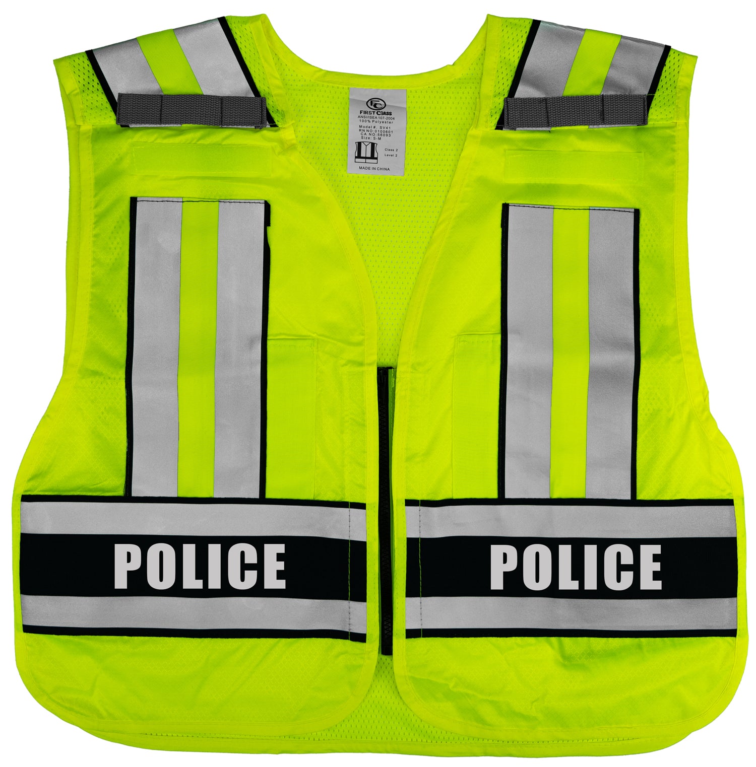 Public Safety Reflective Police Vest – Uniform Warehouse: Security ...