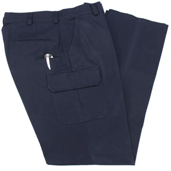 [CUSTOMIZED] Men's Elbeco Response 100% Cotton Cargo Pocket Pants (Dark Navy)