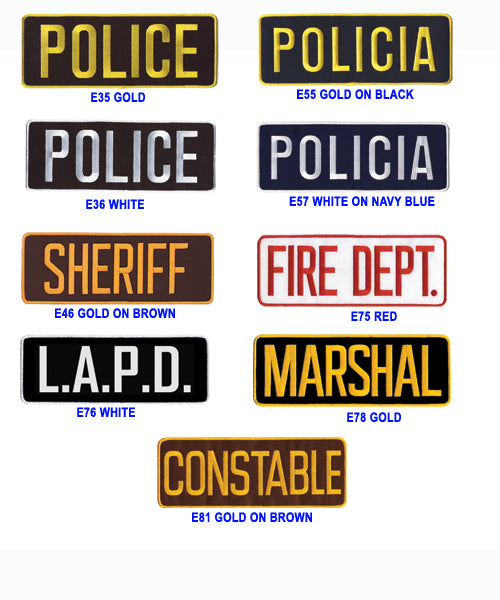 Ids Patch Badges & IDs: Patches & Chevrons: Large/Back Patches – Uniform ...