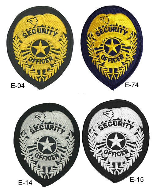 Set Patch Riflettenti Ufficiali VELCRO&reg; Bianco E Nero - Sicurezza, Polizia, Medico, Militare