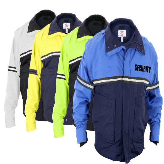 [CUSTOMIZED] Water Proof Zip-Off Sleeve Bike Patrol Jacket with Removable Liner (Se