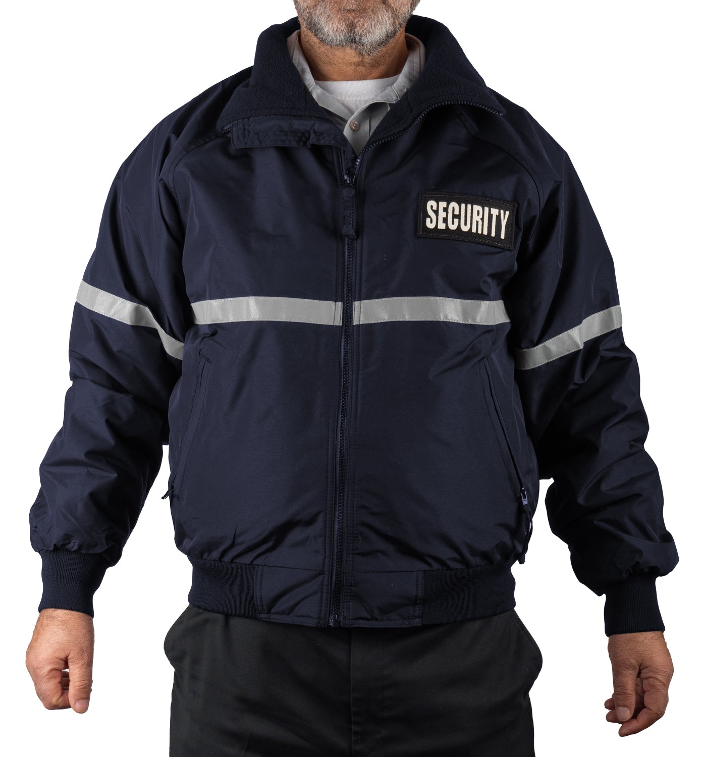 Three Season Reflective Security ID Jacket with Reflective Taping ...