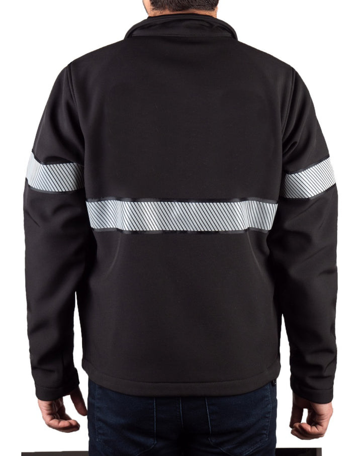 Shell Security Uniform Ryno Gear Soft Shell Jacket with Reflective Stripes – Uniform Warehouse ...