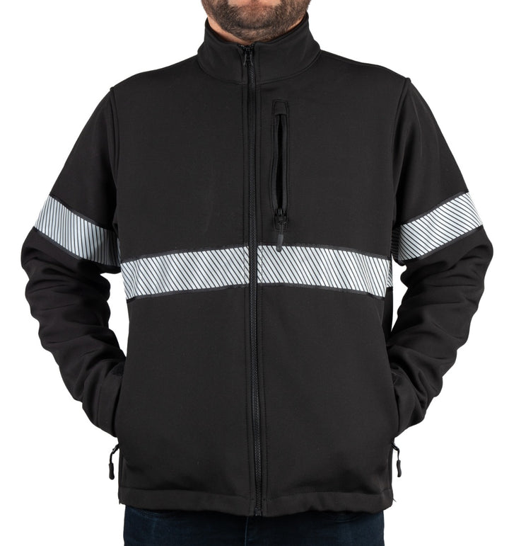 Shell Security Uniform Ryno Gear Soft Shell Jacket with Reflective Stripes – Uniform Warehouse ...
