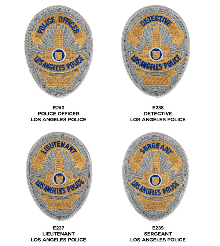 los angeles police gear Los Angeles Police Chest Patches