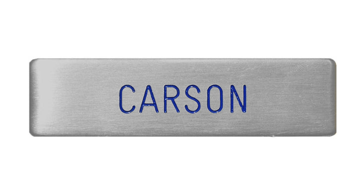 Engraved Name Tag with Blue Ink – Uniform Warehouse: Security Uniforms, Police Uniforms, & Tactical Gear