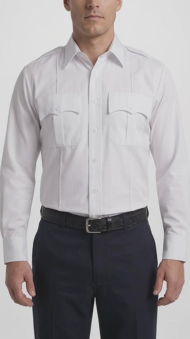 First Class 100% Polyester Long Sleeve Uniform Shirt – Uniform
