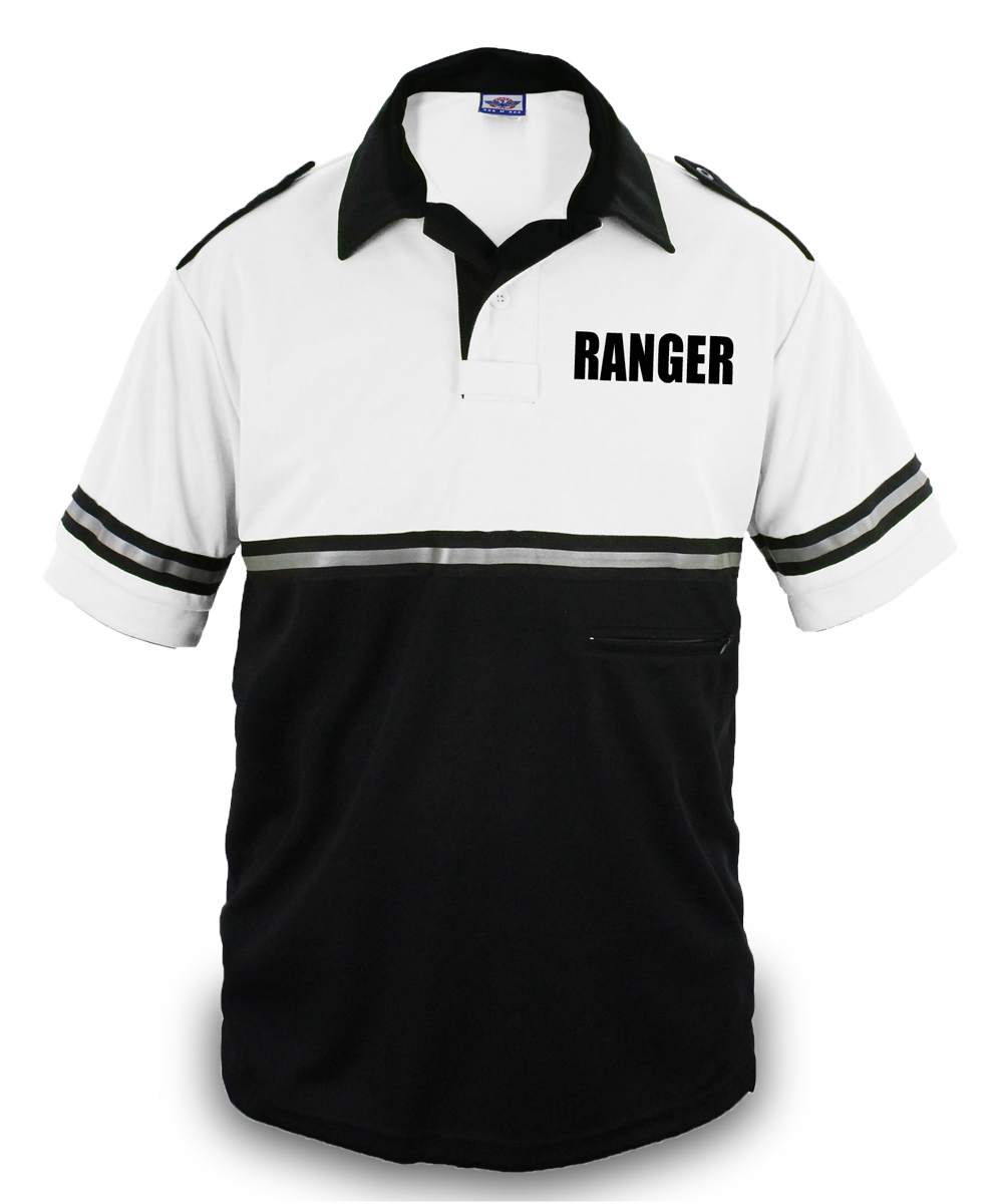 First Class Two Tone Ranger Bike Patrol Shirt with Zipper Pocket with ...