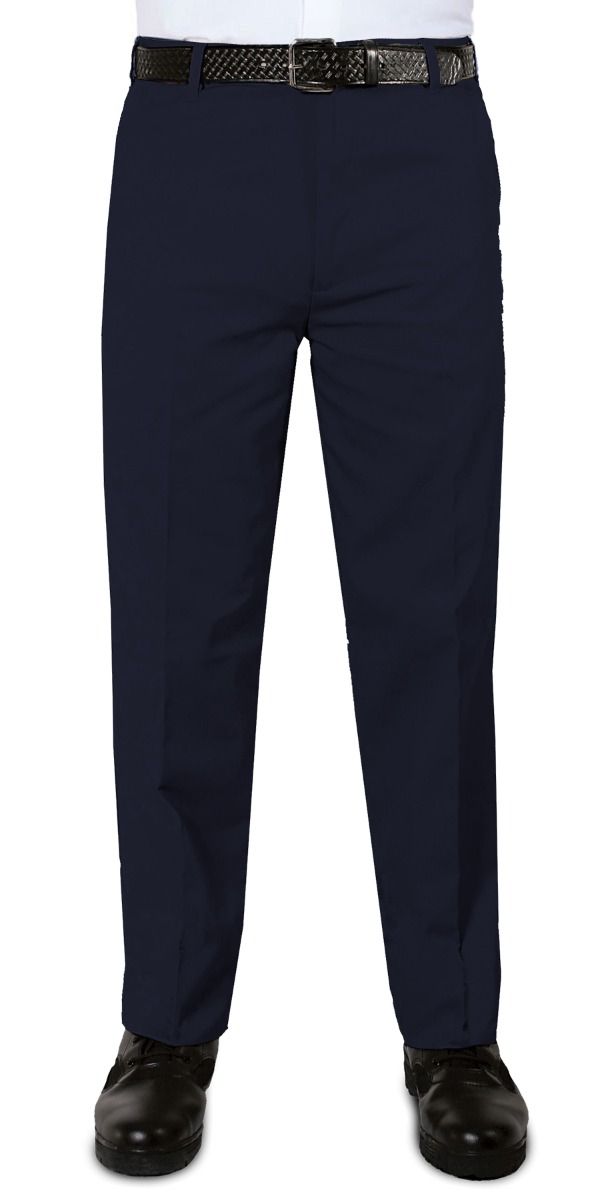 Poly Cotton Work Pants - Navy Blue
