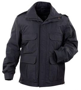 Large Winter Parka Jacket Coat Dark Brown Elbeco Police EMS Fire 66198 w/ Liner 