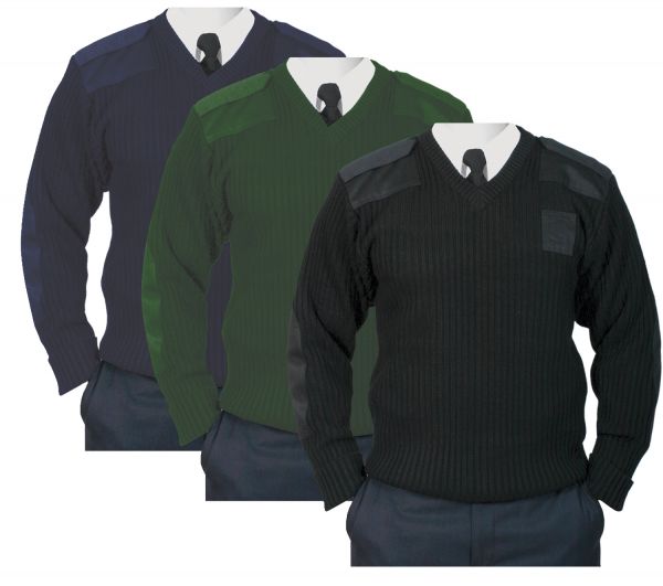 Ex Police Pullover Jumper 80% Wool Security Patrol Cadet Collectors Uniform Warm 