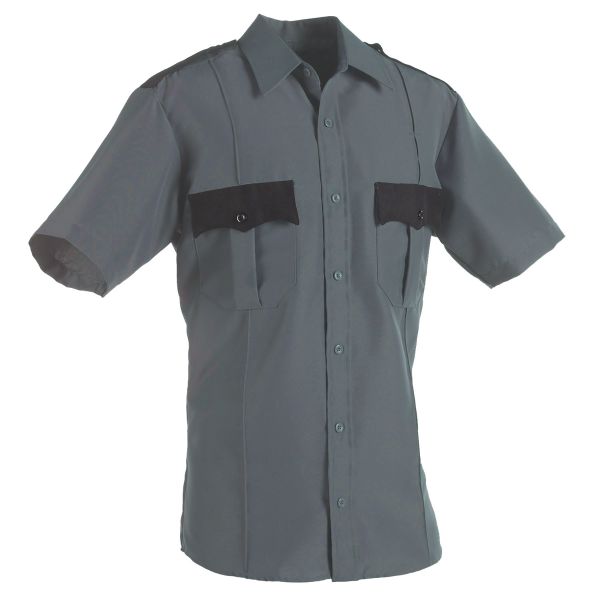Teleurstelling Onzorgvuldigheid hoed First Class 100% Polyester Two Tone Short Sleeve Uniform Shirt