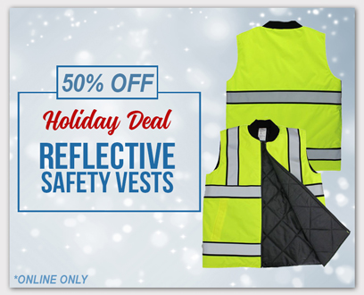 Holiday Gift Guide - 50% Off Reflective Safety Vests