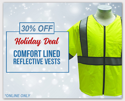 Holiday Gift Guide - 30% Off Comfort Lined Reflective Vests