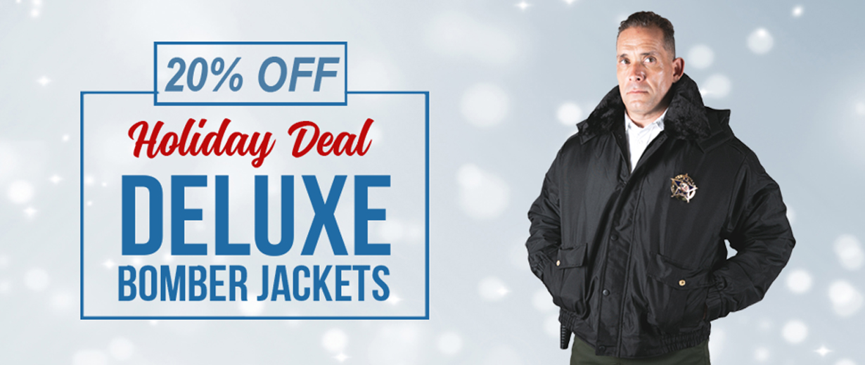 Holiday Gift Guide - 20% Off Deluxe Bomber Jackets